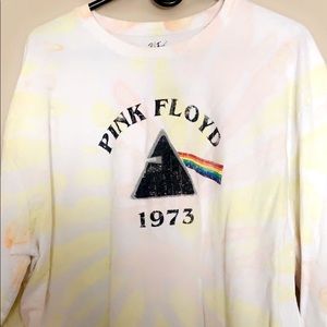Yellow Tie Dye Swirl Pink Floyd
Graphic Pullover